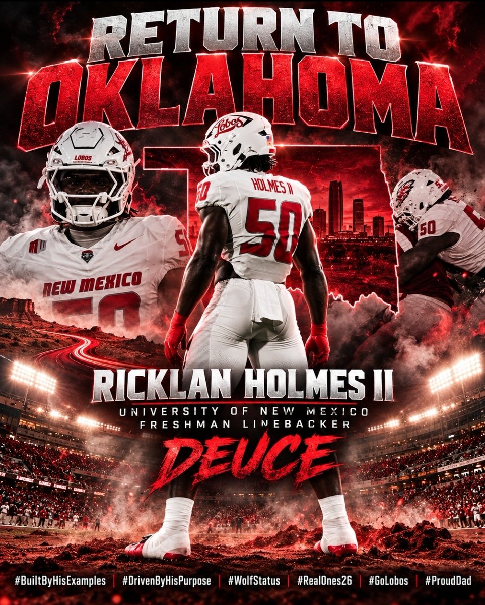 RicklanHolmes's tweet photo. DEUCE
#BuiltByHisExamples
#DrivenByHisPurpose
#WolfStatus
#RealOnes26 
#GoLobos
#ProudDad
@UNMLoboFB 
@UNMLOBOS https://t.co/H01N1c34ld