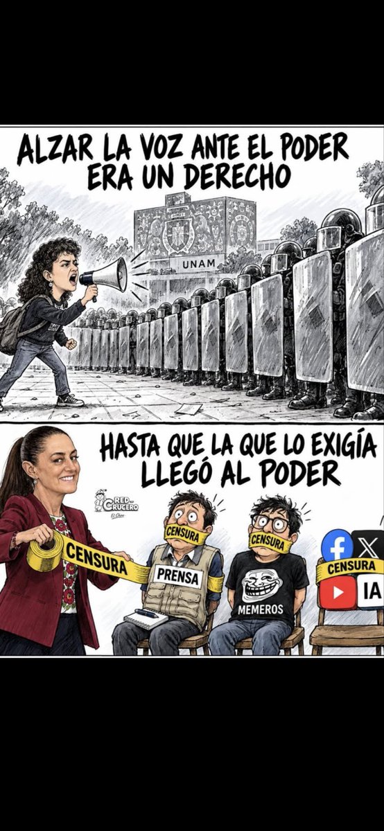 AXZO03's tweet photo. Lo viví entre 1986 y 1987 (yo estaba estudiando Actuaría en la Facultad de Ciencias de la UNAM) y lo estoy viviendo  ahora 2025/2026 .

Soy testigo de personas que  exigen democracia y convierten esto en una Autocracia. https://t.co/ymftIaao4o