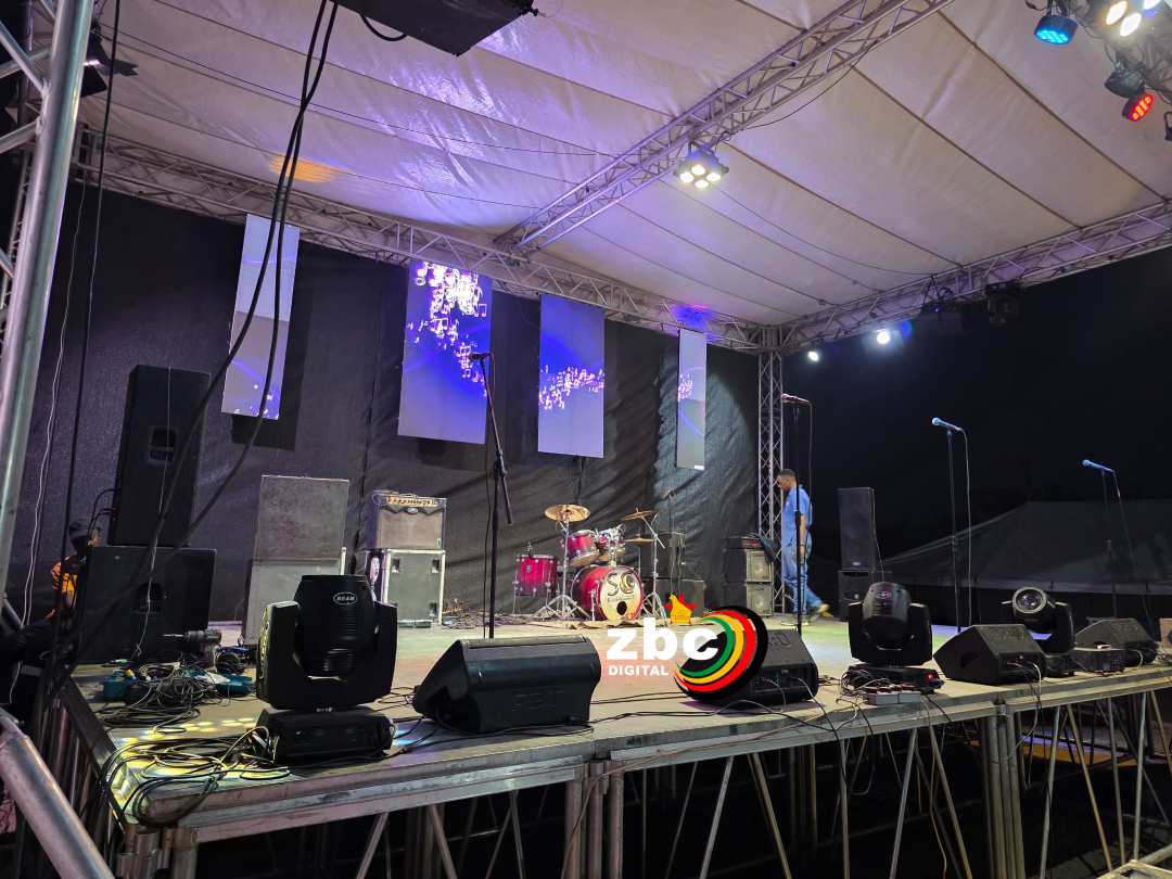 powerfmzimbabwe's tweet photo. The stage is set for the third edition of the Simon Chimbetu Festival at Magandi Park, Chegutu this evening. Several artists including Roki, Peter Moyo, Queen Kadjah, Kurai Makore, Andy Muridzo and Taurai Mandebvu among others, are lined up for this event.

#Denderakings #powerfmzimbabwe