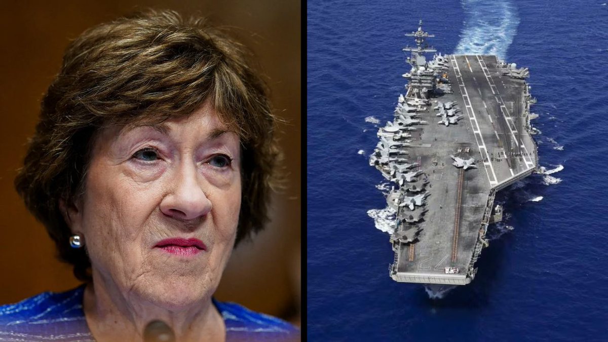 GOP__Ls's tweet photo. 🚨 A defense CEO secretly funneled $150,000 to a Susan Collins PAC.

In return, she committed to getting his firm $32 MILLION in Navy contracts. https://t.co/XbJ5QZNVov