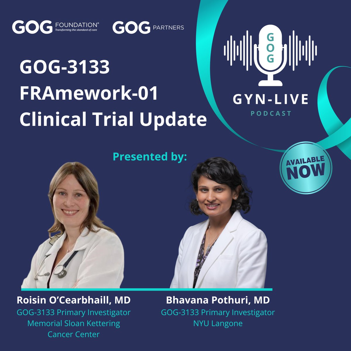 GOG's tweet photo. To access this GOG-3133 FRAmwork-01 Podcast , click links in bio or go to:
GOG Podcast: https://t.co/0n6ute0BQh
GOG YouTube: https://t.co/wsg9g2Wmcs
#clinicaltrials #GOGF #GOGPartners #GOGF #ovariancancer #GCAM #IWishIKnew @EliLillyandCo @BPothuri https://t.co/nbTdYYBBdy