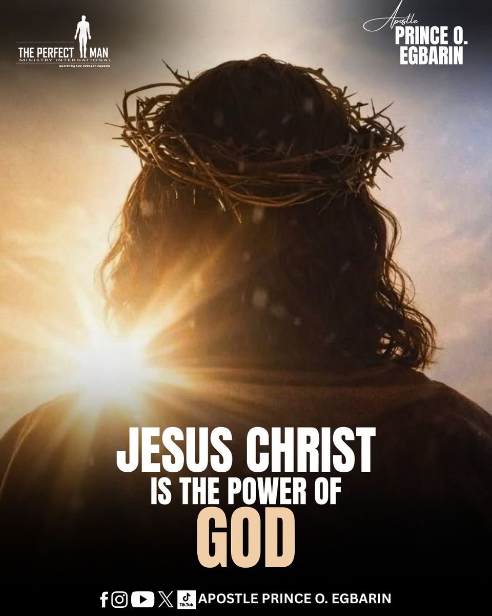 EgbarinPrince's tweet photo. 📖 1Corinthians 1:24 - But unto them which are called, both Jews and Greeks, Christ the power of God, and the wisdom of God. 🙌🏽🔥

JESUS CHRIST IS THE POWER OF GOD. IF YOU HAVE HIM, YOU HAVE ALL POWER IN THE UNIVERSE! Hallelujah! 🙌🏽🔥💯 https://t.co/swLRw15y4u