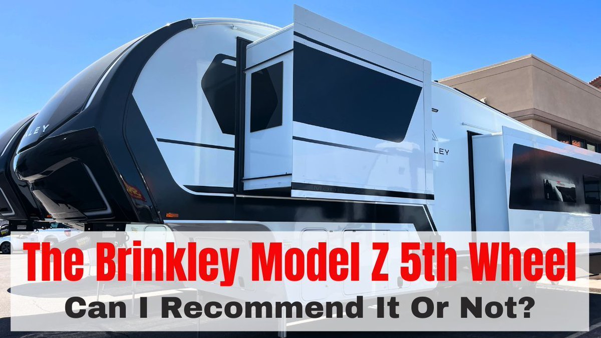 TheRVinspector's tweet photo. Brinkley is a relatively new manufacturer in the field of RVs. And they are the makers of the new Brinkley Z fifth wheel.

So what kind of quality are they turning out? Does the reality of the products they produce match their claims of innovative design and quality build methods?

This video discusses my recent personal inspection results of their Brinkley Model Z fifth wheel and whether or not it merits my personal recommendation or not - https://t.co/1GUvy5ON7s