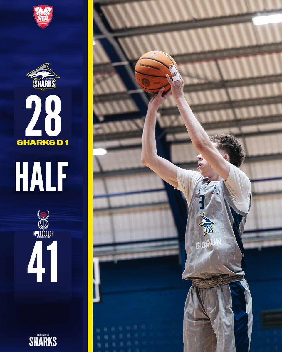 SharksPathway's tweet photo. At the half 🦈

#NBL2627 https://t.co/tOKyi4Nznz