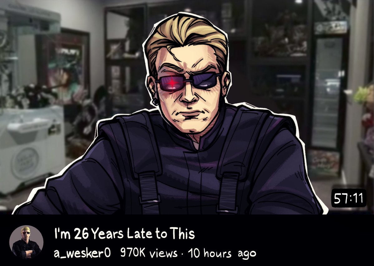 schlafzone's tweet photo. started playing code veronica for the first time ever https://t.co/xmlcdOPKlY
