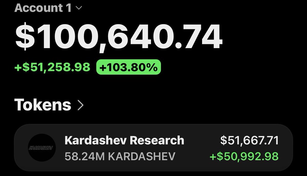 Soltrader_1's tweet photo. $KARDASHEV is making waves printing massive profits on my Alpha telegram group 🚀🏆📊

Fams are celebrating 🥳 as usual 

Ca: 5wW9mhbwq1HTFh341iimpmrqBB4mfxdXiYhdYBL7hUnp https://t.co/qz62716snE