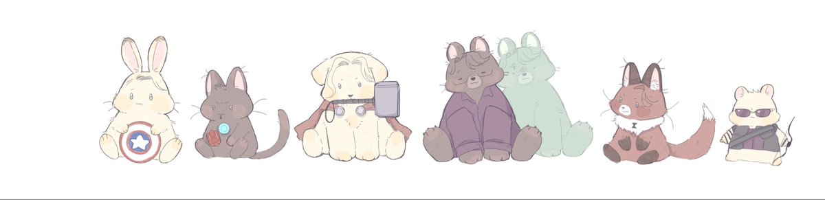 SOGUMI8u8's tweet photo. 어벤져스! https://t.co/Salv3gy3rG