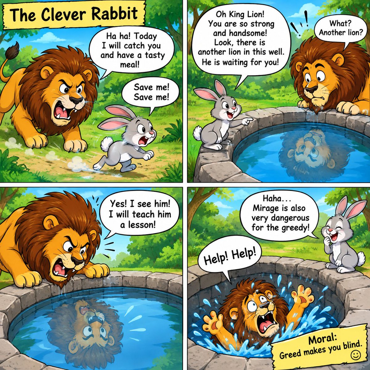 popularpup11831's tweet photo. π¦π° The lion thought he was the king of the jungleβ¦ but the clever rabbit had a smarter plan! ππ°
Sometimes, brains beat strength! π‘π€£
#AnimalComic #FunnyAnimals #LionAndRabbit #Wildlife #FunnyStory https://t.co/addqDXi4mD