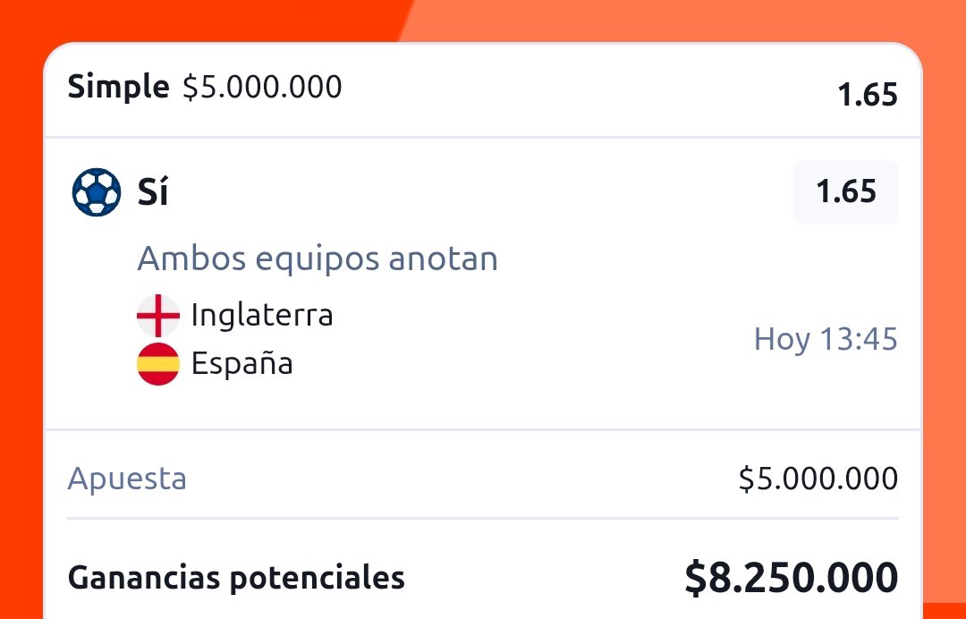 ApuestasInv's tweet photo. España viene a Wembley a estrenar la segunda estrella de campeón del mundo y esto no va a ser un partido para guardarse nada atrás. Los dos anotan, no hay forma de que se quede en cero. ⚽🔥 https://t.co/4B6lEJNNqp