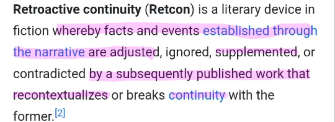 AzzyAxolotlOG's tweet photo. @DemiMonComics @AnarchoBunnyist @SpacedOutMoon I hope you learn to read!!!

Once again, a contradiction doesn't define Retroactive Continuity https://t.co/0cj0haBihX