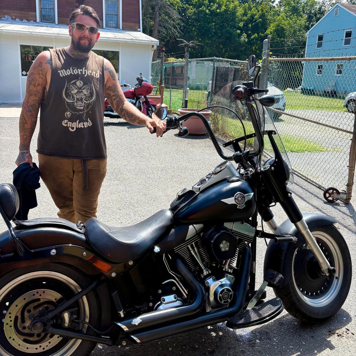 JoshuaRaisscj's tweet photo. Congratulations to James on his new motorcycle! Thank you for choosing Nick's Custom Cycles. Enjoy every mile, ride safe, and welcome to the family! https://t.co/SsnHhZQrnS