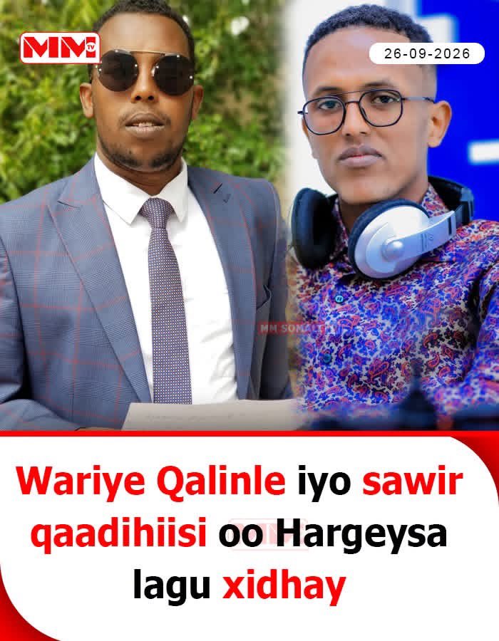 MMSomalitv's tweet photo. #Somaliland: Journalist Mohamed Qalinle and cameraman Abdiqadir Ismail of KF Media TV have been detained by Somaliland Police while carrying out their work duties. Police have not yet stated the reason for their detention. https://t.co/gwC4GzphbS