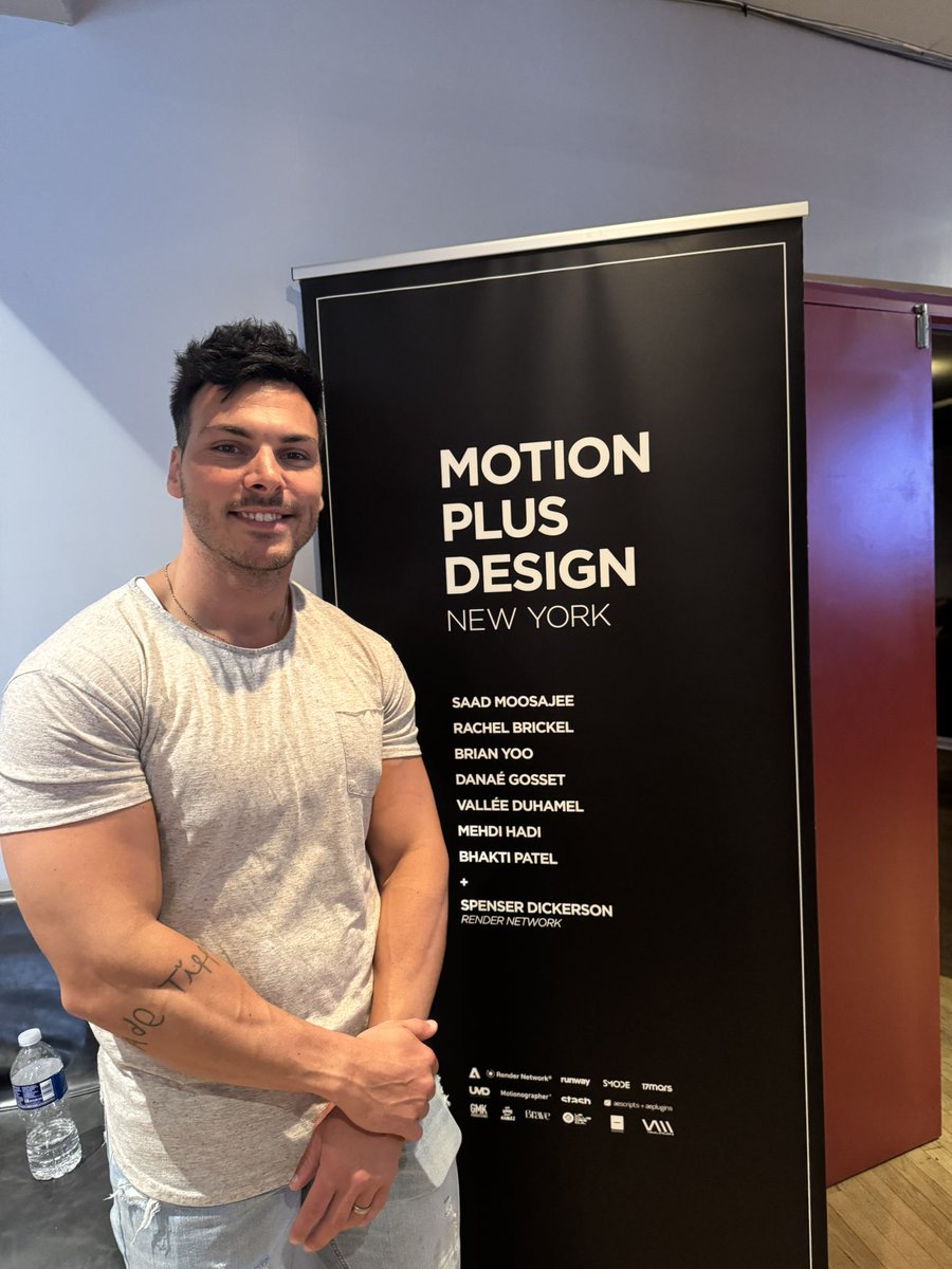 rendernetwork's tweet photo. @SpenserFX is ready.

Catch him on stage in the next few minutes at @Mo_Plus_Design NYC, then stop by the Render Network booth and say hi. https://t.co/DFtn9DsoAJ