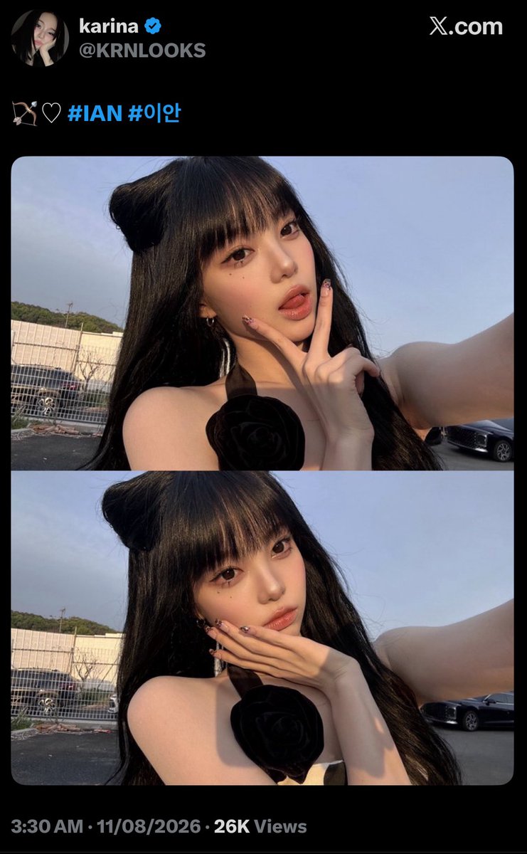 lisrinas's tweet photo. KRNLOOKS keeps spamming serenade fancams especially in the exact moment karina shakes ass bc they know what gets them likes

btw they used to be ian fan acc not long ago then suddenly switched to karina once they realized they could get way more engagement off her and her body https://t.co/n4GfmI55gv