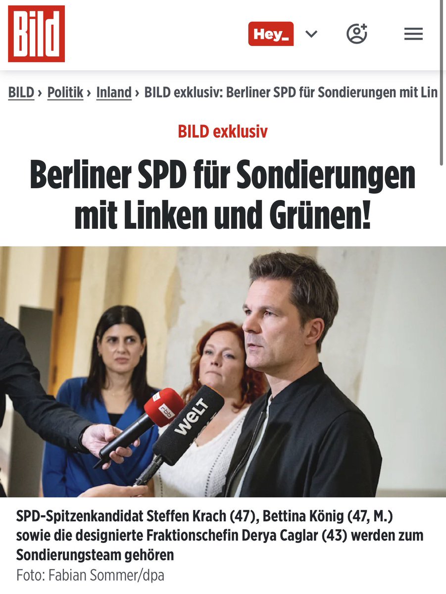 Georg_Pazderski's tweet photo. NUN AUCH DIE SPD!

Jetzt will die SPD auch mit der ehemaligen SED, die sich heute die LINKE nennt, regieren. 

• Antisemitismus: scheißegal
• Linksextremismus: scheißegal
• Islamismus: scheißegal
• Kriminelle Araber-Clans: scheißegal

Hauptsache Ämter und Kohle stimmen.

Die SPD tritt das Erbe der SPD und eines Otto Wels mit Füßen.