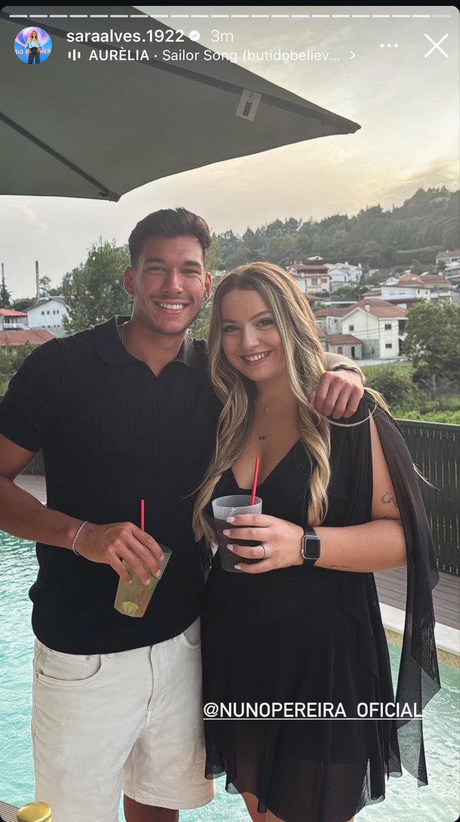 JaiDias17's tweet photo. O não casal (mais casal) não casal do BB Verão! ❤️‍🔥🔥
Parabéns Sarinha! 🎉🥰🍾
Lindos @Saraalves__21 e @nunobbverao! 
#SaNu #nave 🛸 #bbtvi https://t.co/8tJr3auMYT