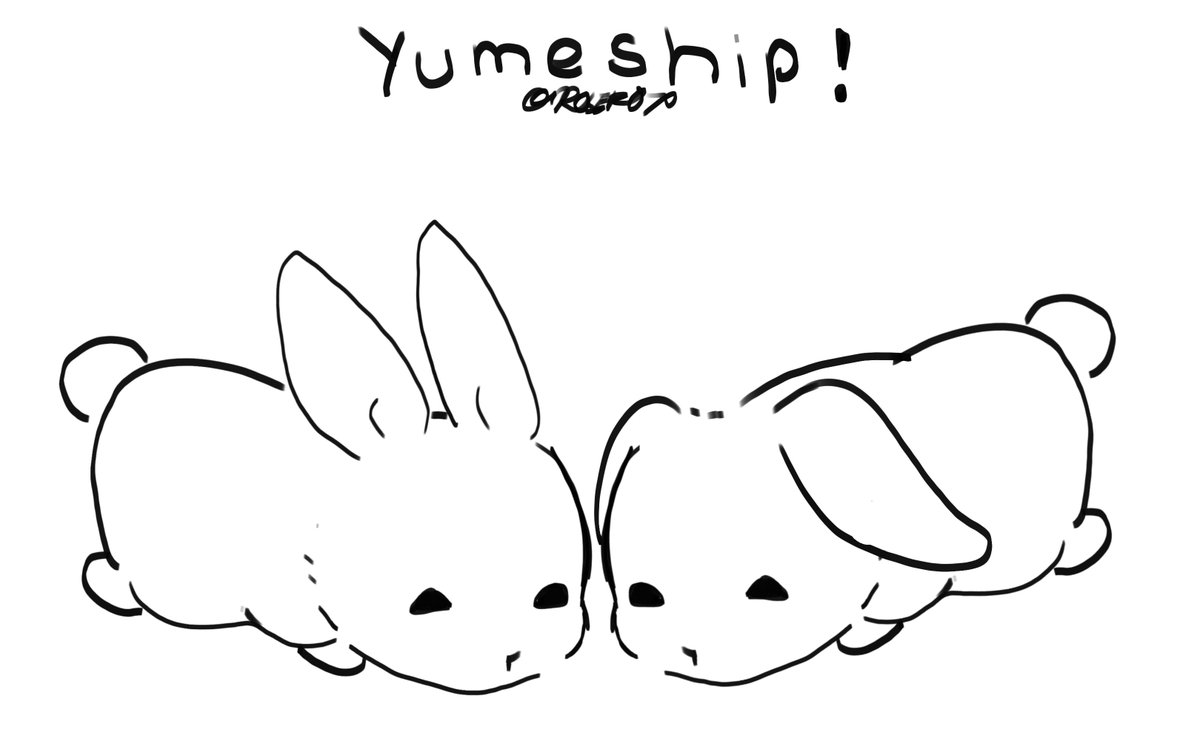 R0seFox's tweet photo. ⊹ ˖ Ი𐑼

 Happy bunny day! 
For bunny day draw your yumeships as bunny using a template I made https://t.co/lKfHcjaORC