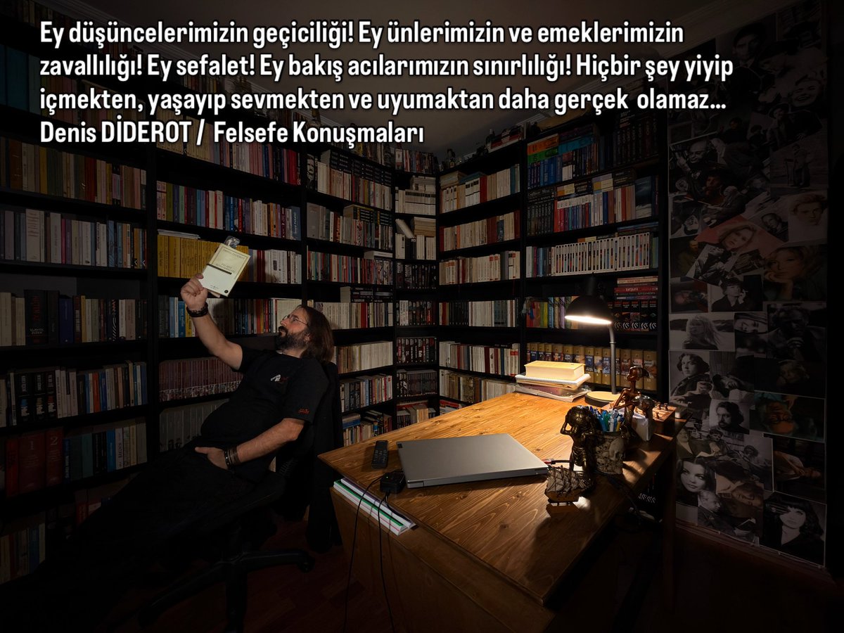 serdarzaman's tweet photo. Bütünü değiştirin, zorunlu olarak beni de değiştirmiş olursunuz, ama bütün hiç durmadan değişiyor…İnsan çok rastlanan bir sonuç, ucube ise nadir rastlanan bir bir sonuçtur. Bunların ikisi de aynı şekilde doğaya uygun, zorunlu, genel ve evrensel düzenin içindedirler…Bunda şaşılacak ne var ki? Bütün varlıklar, dolayısıyla bütün türler birbirlerinin içinden akıp gitmekte…Hepsi durmak bilmeyen bir akış halindeler…Her hayvan az çok insandır, her mineral az çok bitkidir, her bitki az çok hayvandır. Doğada kesin olan bir şey yoktur.

Denis DİDEROT
Felsefe Konuşmaları
İş Bankası Yayınları
S: 41