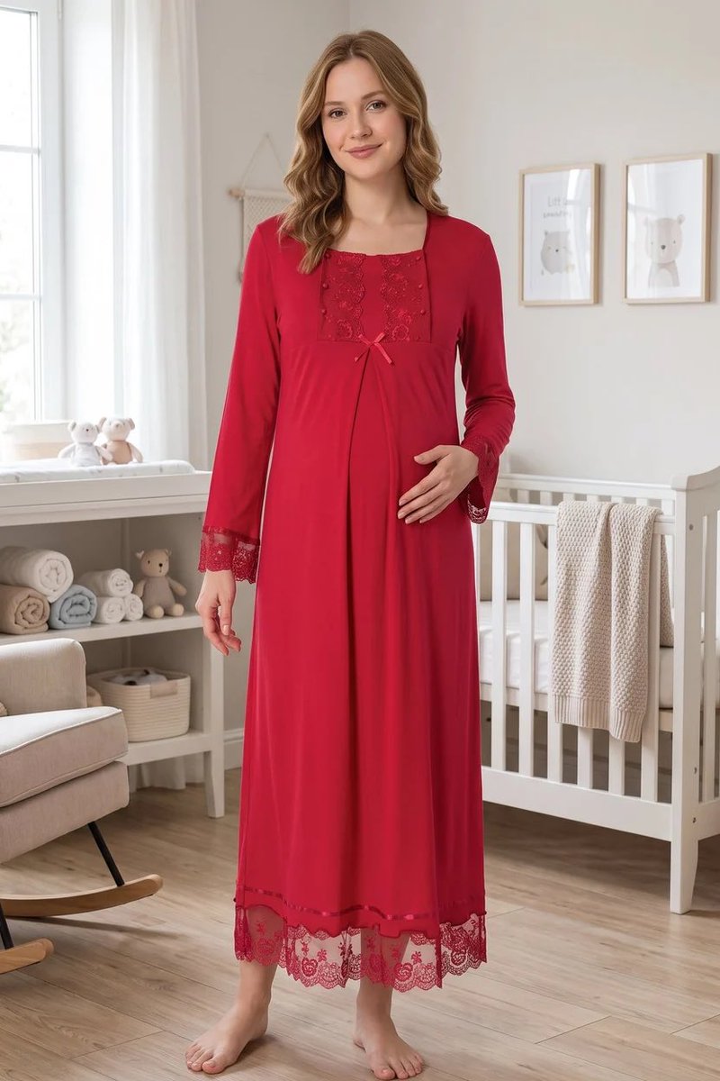 biggshopycom's tweet photo. Lace Sleeve Maternity Feeding-Friendly Nightgown Cherry - T3043
#biggshopy #pregnant #pregnancy #postpartum #maternity #nursing #grossesse #enceinte #schwangerschaft #mothers #baby #clothes #clothing
https://t.co/y44ba38jlf https://t.co/oOCYxpA1GY