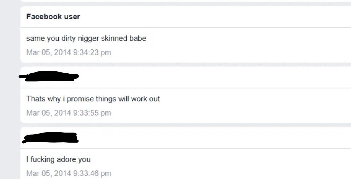 kamikaze_mika's tweet photo. For the disingenuous people who are mad at me, a bisexual woman, for calling Chris a faggot. Here is a fun screenshot that I found in his Facebook logs if you want to play that game https://t.co/0rWVVuy7xa