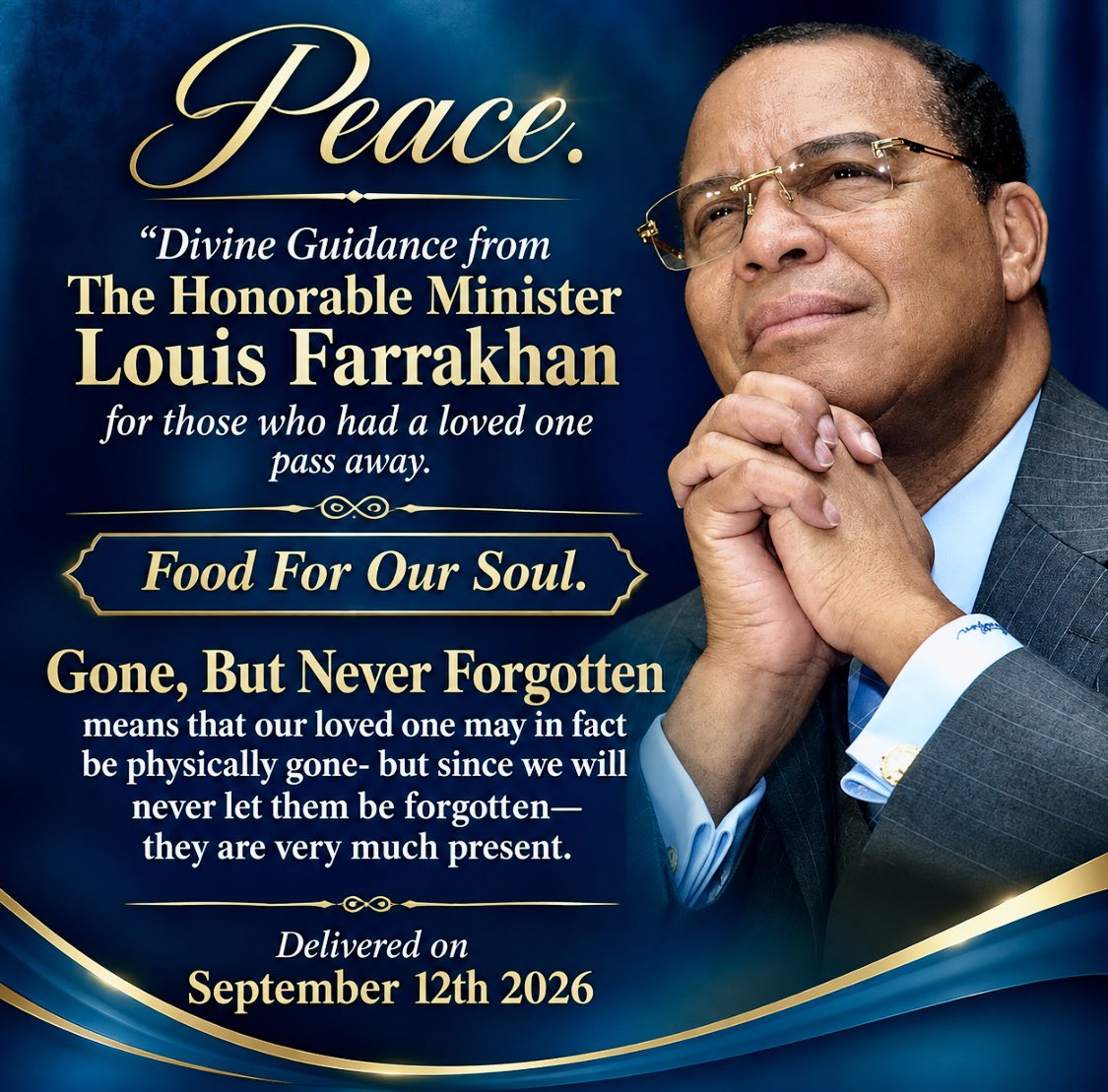 fontainedeon's tweet photo. Peace. “Divine Guidance In A Time Of World Crisis”—The Honorable Minister Louis Farrakhan speaks.  Are We Listening? https://t.co/BDvqfwTzcL