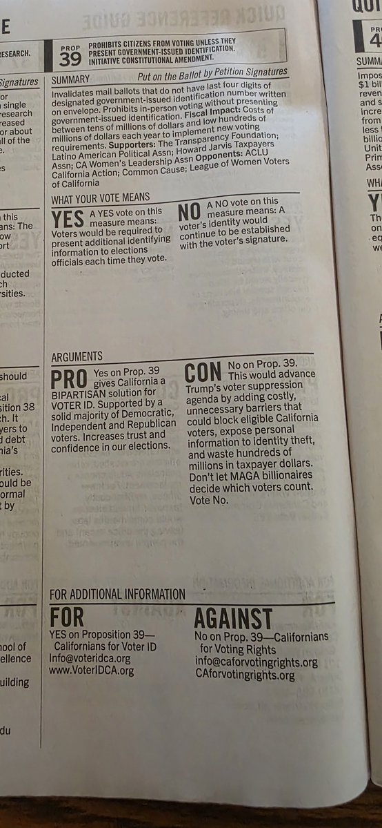Eaglestine's tweet photo. @hodgetwins @megynkelly @marklevinshow From California voter guide... Con:  is little partisan?  @SteveHiltonx help https://t.co/b5GiC5buNT