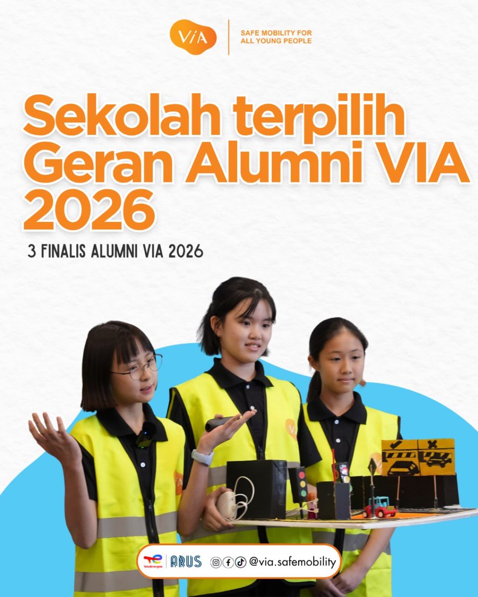 FransiscaRbpxh's tweet photo. The trust has been placed—now it’s time to act. Congratulations to the selected alumni who will shape the future of mobility through the VIA Alumni Grant 2026. https://t.co/wh18uBQMRI