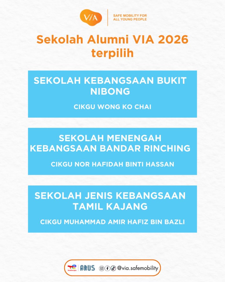 FransiscaRbpxh's tweet photo. The trust has been placed—now it’s time to act. Congratulations to the selected alumni who will shape the future of mobility through the VIA Alumni Grant 2026. https://t.co/wh18uBQMRI