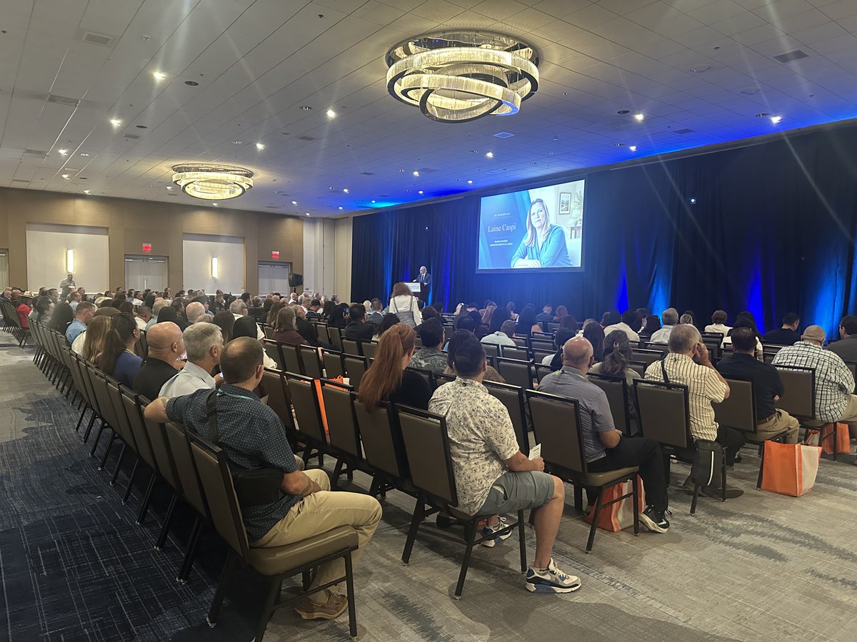 AgentsAlliance's tweet photo. Happening Now: AI Forward Leadership with Jeff Arnold.

See how AI is reshaping insurance and what agents need to do next.

#AllianceExpo26 https://t.co/U5h0dxLSqO