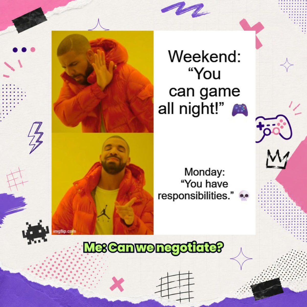 oliviajonesrfbr's tweet photo. Monday hit differently today, and not in a good way. No respawn, no save point—just suffering. But your favorite BlueStacks games have respawns. Swipe for a gamer’s survival guide to the worst day of the week. Drop “dead” if Monday already wrecked https://t.co/TYocgKE8mt