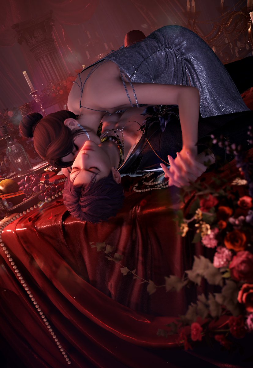 loyal_fishie's tweet photo. I love that we are delving more into hedonistic themes with Rafayel. Dionysus is mentioned in his cards for a reason. A hedonistic god of wine, pleasure and ecstasy. And here we are indulging in physical pleasure in a semi public place, surrounded by food and excessive luxury. https://t.co/QyBj9IRjde