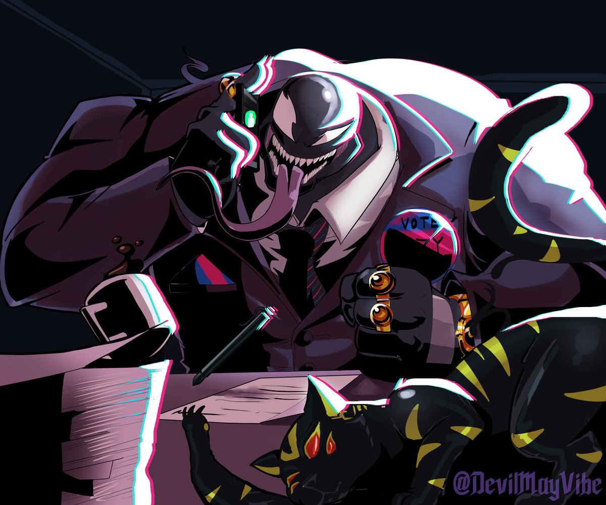 DevilMayVibe's tweet photo. Do you think in the suit he goes by "Venomonius"? You know, something eloquent.  

#MarvelRivals #Venom https://t.co/VLPNdQiVi9