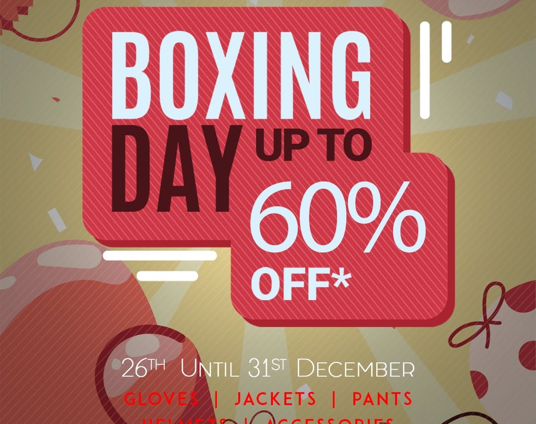 ShellyBailioz's tweet photo. Boxing Day Sale is here! Save up to 60% on premium motorcycle gear from Held, Schuberth, Daytona, and more. Ends December 31 at midnight or while stocks last. Shop now. https://t.co/Z35yL4fUn4