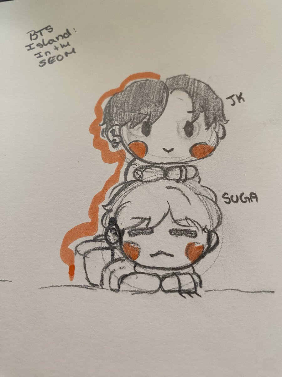 Aerialzimpop's tweet photo. Just cute 🫪 
#btsarmyforever #btschibi #BTS_Island_in_the_Seom 
Me inspire en esta imagen que encontré en Pinterest https://t.co/iL5N1eJkIf