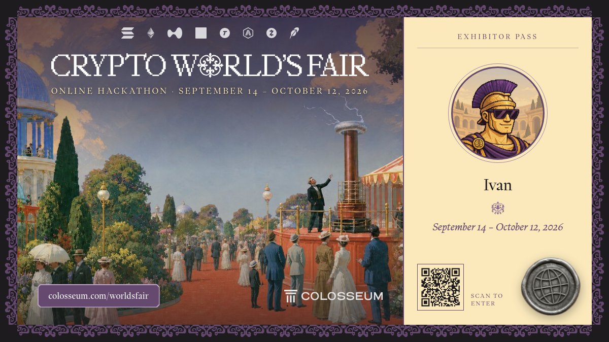 HandyPro_Global's tweet photo. Starting today, Handy Pro is part of Crypto World’s Fair by @colosseum 
I really like the idea behind it — helping startups grow, get feedback, meet other builders and find the right direction for their product.
Glad to join from Ukraine together with @SuperteamUKR.
Let’s build https://t.co/p9UrSpRSOG