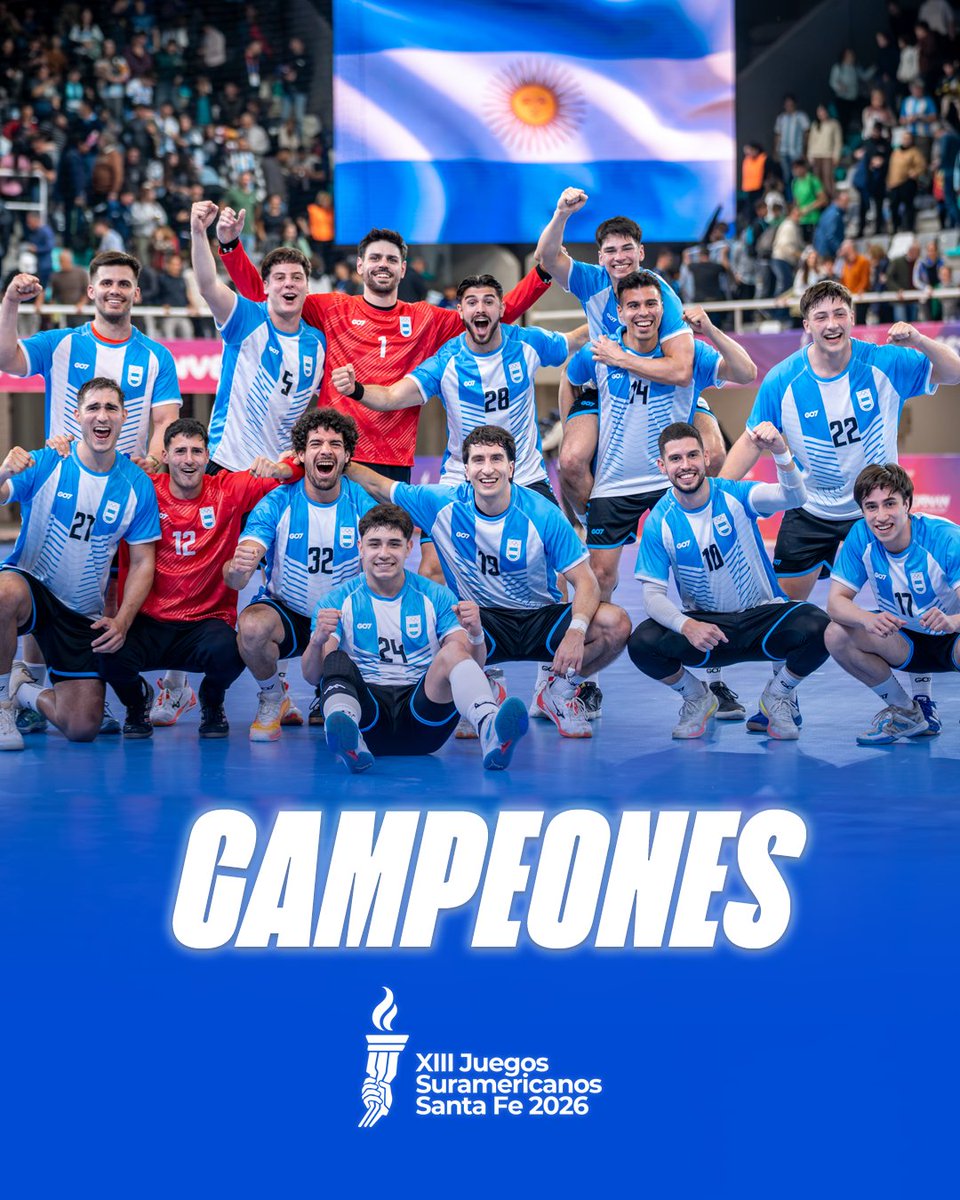 CAHandball's tweet photo. ¡LA DE ORO SE QUEDA EN CASA! 🇦🇷🥇 https://t.co/soPsgDhbkZ