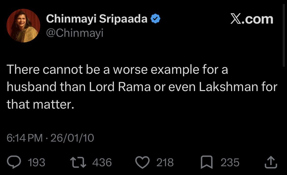 openletteryt's tweet photo. she is happy to make money off a movie made about prabhu shree ram while holding such venom in her heart. 

the hypocrisy never stops! https://t.co/1rB4rD3Nle