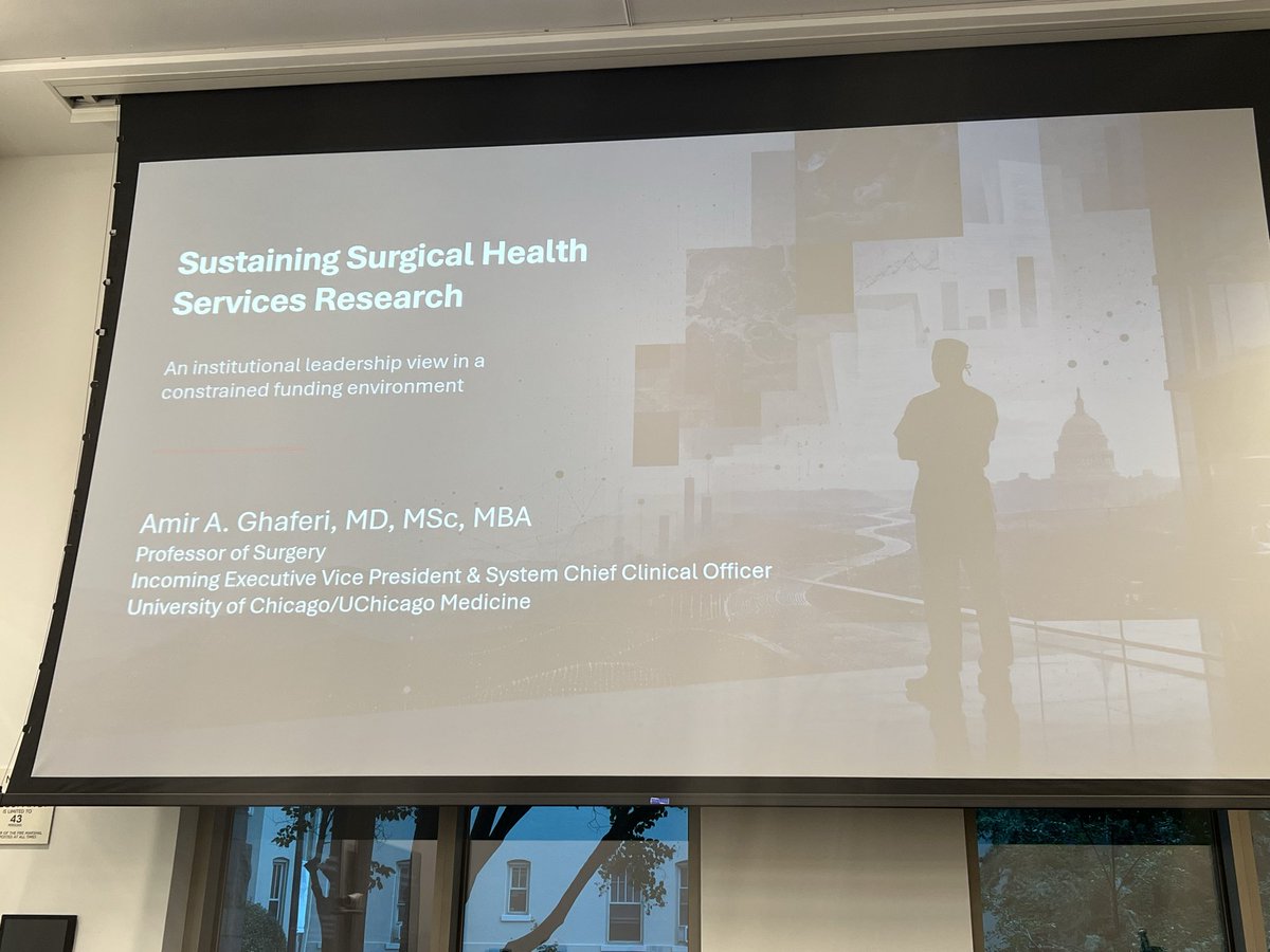RunLiz's tweet photo. #SOC26 @SurgOutcomes Session 2: Sustaining Surgical Health Services Research in the Current Funding Environment continues to impress! https://t.co/KpjyA7K5Me