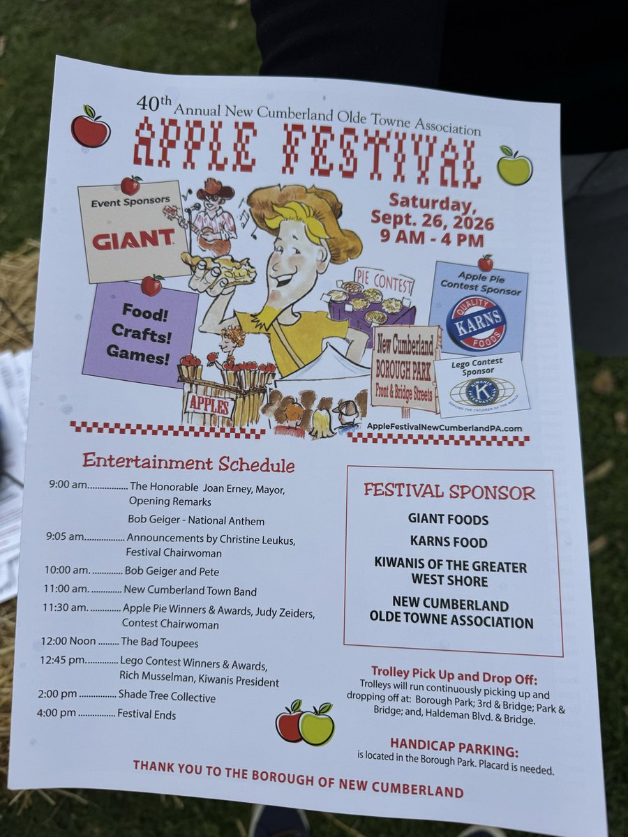 RepDelozier's tweet photo. Today at Apple festival in New Cumberland Boro lots of people ignoring Mother Nature and enjoying the vendors, food trucks, music and scarecrow making!! All food trucks like Quinn’s Coffee Bar were very busy. https://t.co/9rxiTi8mp0
