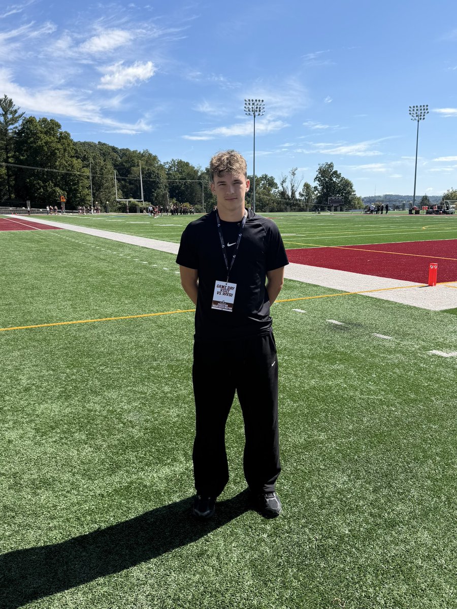 PrestonHeath21's tweet photo. Had a great time at Fairmont State today!
Thanks @CoachMcDonald00 for the invite
@WPFOOTBALLTWBAI https://t.co/E4mfuPLRiq