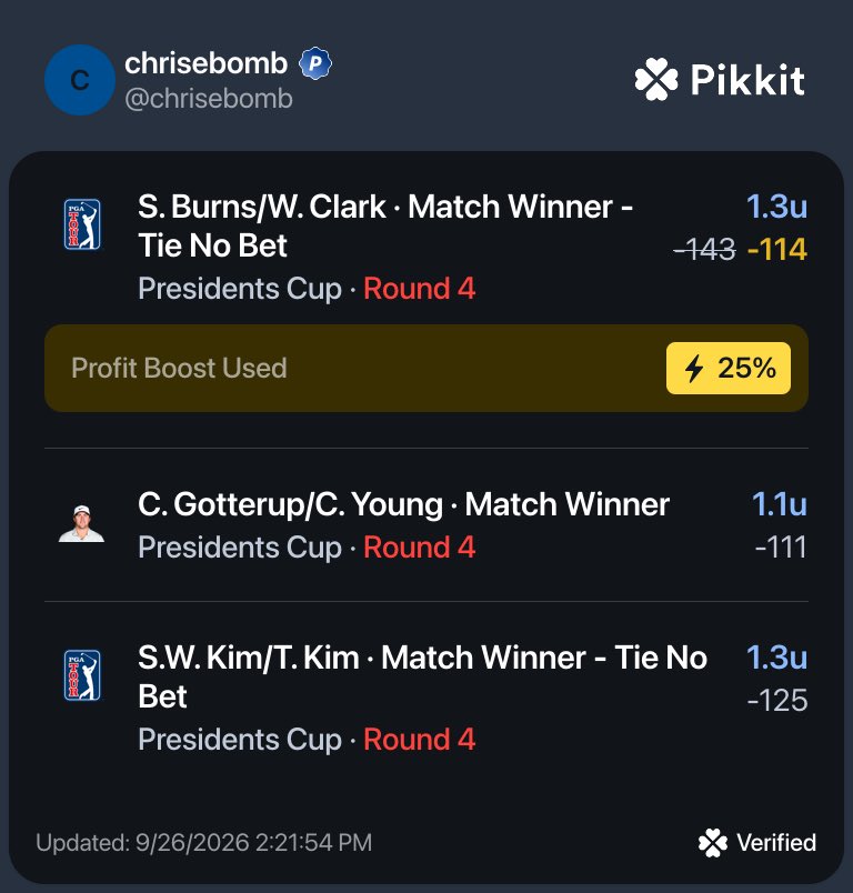 ChrisEbomb's tweet photo. Saturday 4some Presidents bets https://t.co/uCLU7zoQGV