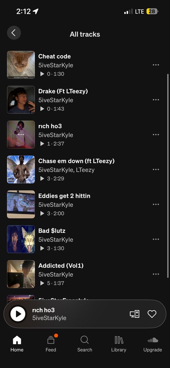 5iveStarKyle's tweet photo. CALLING ALL UNDERGROUND RAPPERS!!!
Check out my SoundCloud @5iveStarKyle go listen to my music and if u fw my work follow I’ll follow back the 1st to follow pls check me out. Album coming soon ‼️ Thanks! Follow my
Twitter too!  I also added one of my songs from SoundCloud. https://t.co/SOA0VMXpFY