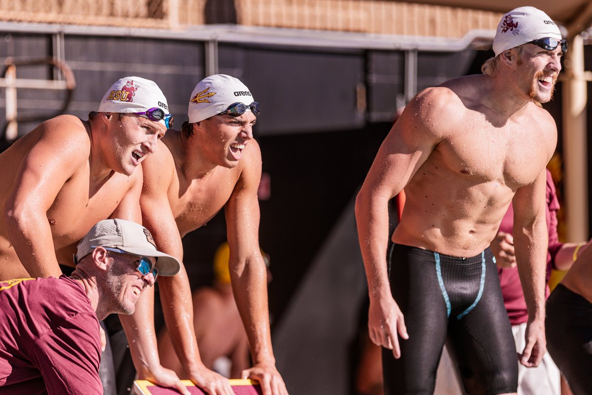 ASUSwimDive's tweet photo. Intrasquad scrimmage ✅

Season opener on deck in six days!

#ForksUp /// #O2V https://t.co/R2xqqfDFpI