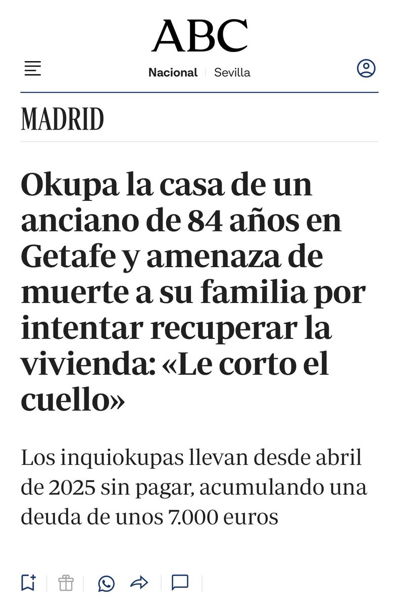 harryelsocio's tweet photo. No fue Ana Belén con cara de estreñida a leerle un poema. Ni una horda de perroflautas acamparon en su calle. Ningún tertuliano se partió la cara por él. Cuando le okupan la casa a un anciano, la izquierda y los medios de comunicación siempre apoyan al delincuente. https://t.co/N9yVFQvoR4