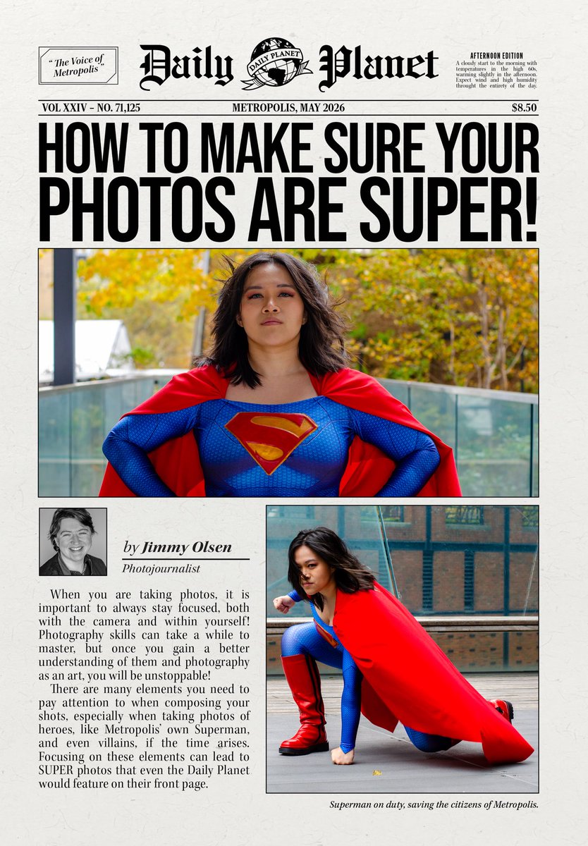 FALLENKENOBI's tweet photo. THIS JUST IN! 📰📣

So excited to finally be able to share part of the work I did for @Superman_Zine! This piece was a labor of love, and it was so fun to get to work with @iziebuilds on this 🥰 https://t.co/byLXrbfutn