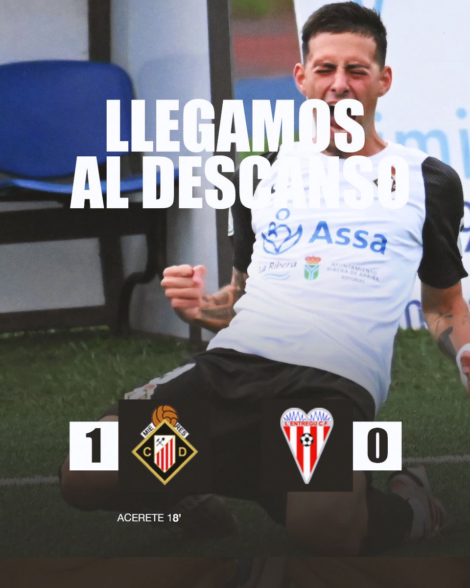 caudaldemieres's tweet photo. 😏 Descanso 

Caudal Deportivo 1️⃣-0️⃣ L'Entregu CF

⚪️⚫️ #CaudalDeportivo https://t.co/SjzXN4Veav