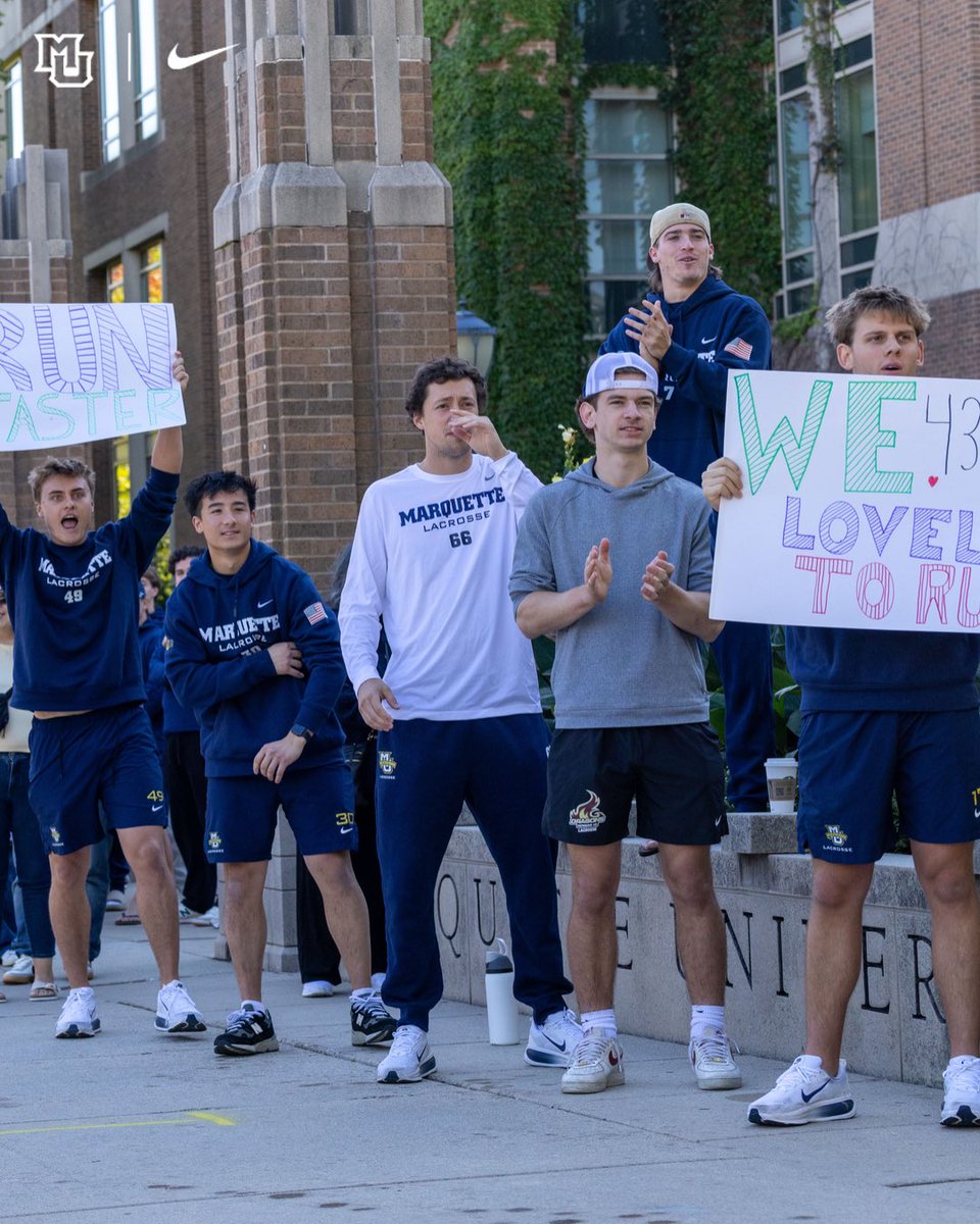 MarquetteMLax's tweet photo. Honoring the legacy of Dr. Michael R. Lovell, Noah and Scott. 

#LOVELLSTRONG | #WeAreMarquette https://t.co/GGL7OAo2eC