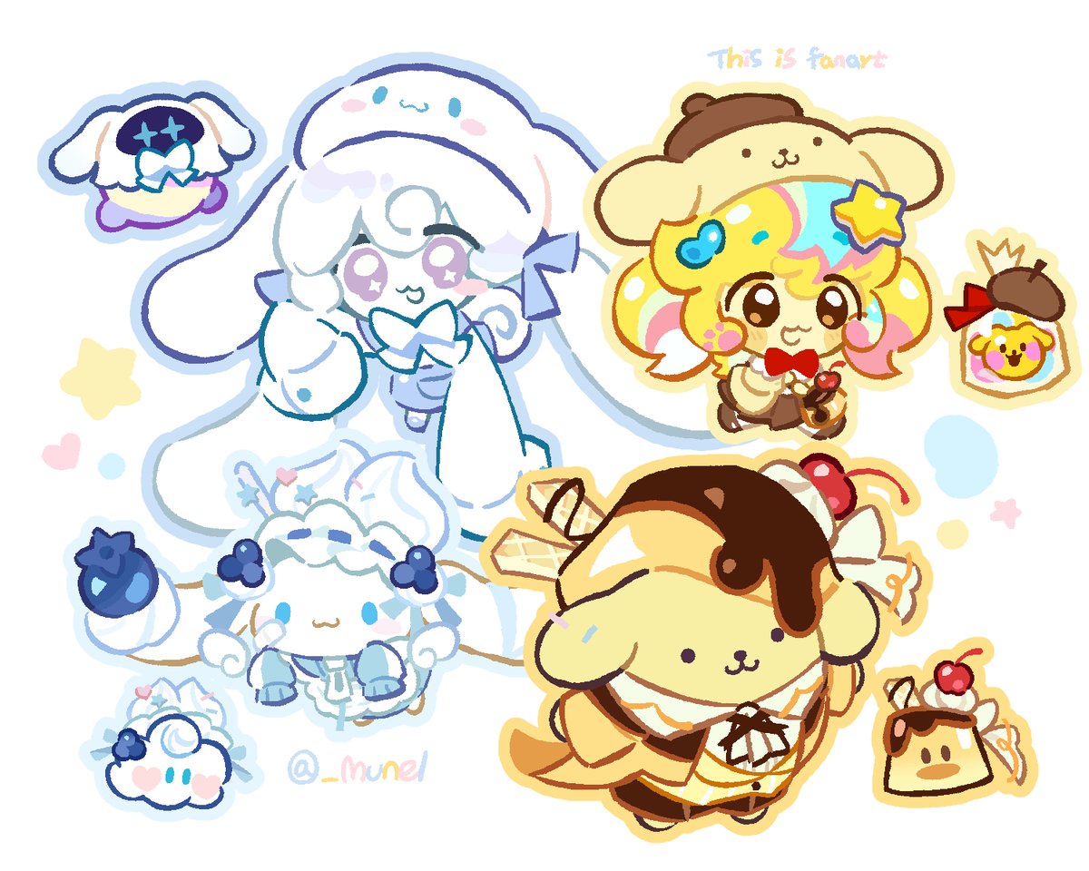 _munel's tweet photo. 🤍🩵💛🤎
※This is fanart https://t.co/SbzRu7hopw