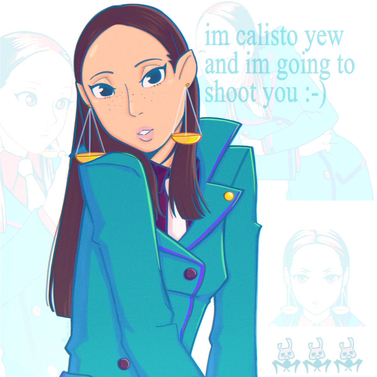 Maggot_Juice's tweet photo. i forgot 🩵🩵 #aceattorney https://t.co/wSOHkY79ua
