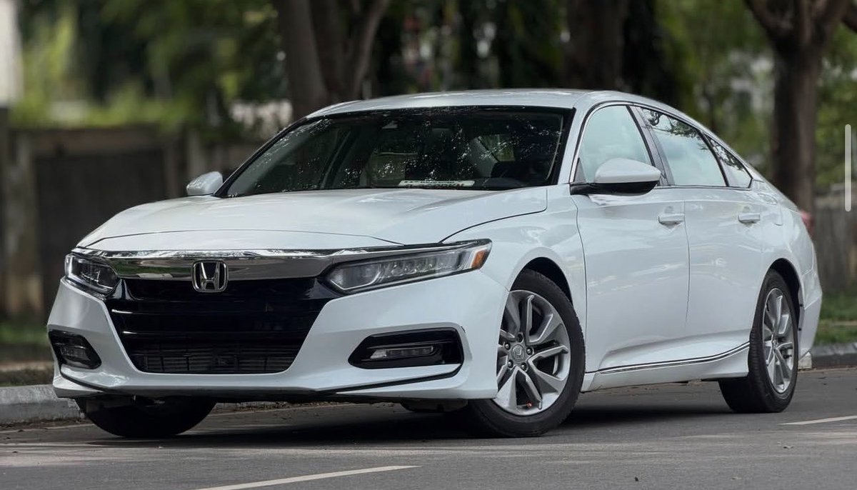 DaggashAutos's tweet photo. HONDA ACCORD 
Foreign used 2019 Model 
Original duty ☑️
🏷️18.9m
📍Abuja https://t.co/i9MK78p5Gs